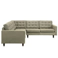 thumbnail image 4 of Modway Empress 3-Piece Fabric Sectional Sofa Set, Multiple Colors, 4 of 5