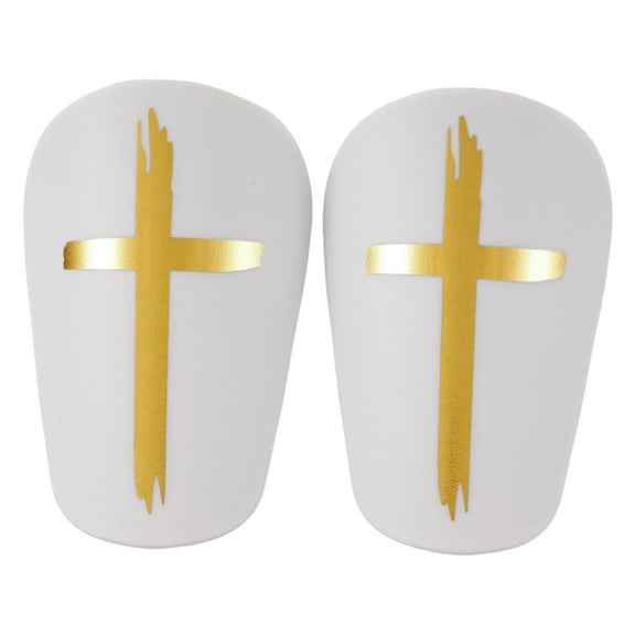 Mini Football Shin Guards Tiny Shin Pads with EVA Cushion Youth Adults Calf Protection Gear for Outdoor Soccer Training