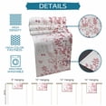 thumbnail image 6 of Pink Leaves Table Runner - 108 Inch Long Summer Botanical Cotton and Linen Blended Dress Scarves Farmhouse Table Runner for Kitchen Dining, Coffee Table, 13" x 108", 6 of 8