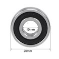 thumbnail image 4 of Rodamientos de Bolas de Acero Inoxidable S6000-2RS 10x26x8mm Doble Sellado 6000RS, 4 of 4
