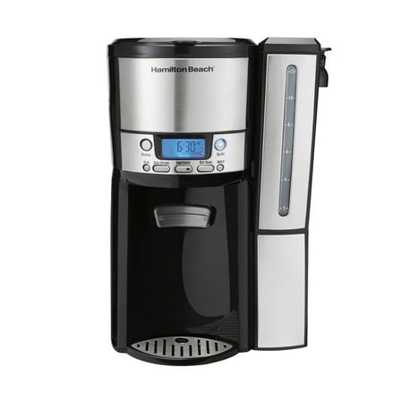 Hamilton Beach 12-Cup Programmable Drip Coffee Maker Machine, Dispensing Coffee Pot, Cafetera, Black
