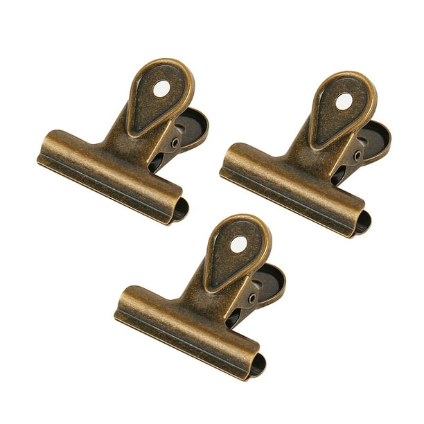 Paper Metal Bulldog Clip Hinge Clips Clamps for Documents Files