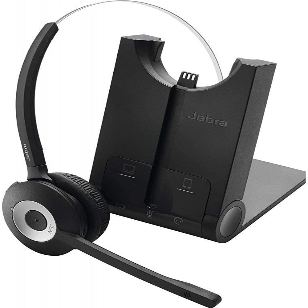 Jabra DC MS Mono Wireless Headset Noise-Canceling Microphone & Bluetooth 4.0 - Walmart.com