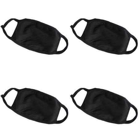 ZEDWELL 4 PCS Anti Dust Face Mouth Cover Mask Respirator - Dustproof Anti-Dust Washable - Reusable Comfy Masks - Cotton Flu Protective Breathable Safety Warm Windproof Mask for Man and Woman, (Best Dust Mask For Burning Man)