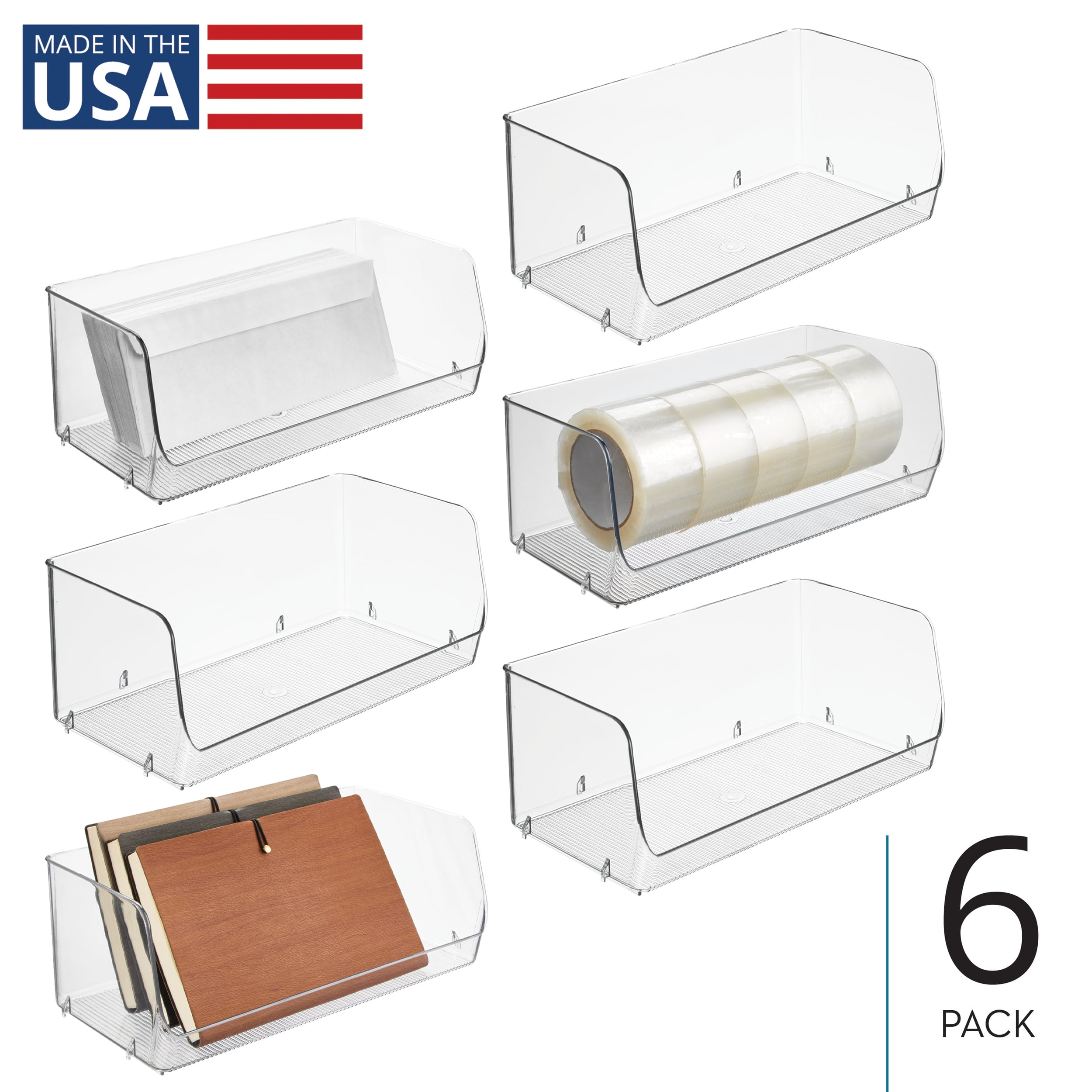 STREET No. 81.82.83.84.85 5冊セット iDesign Stacking Open Front Pantry Bins, 8-piece Set - Walmart.com