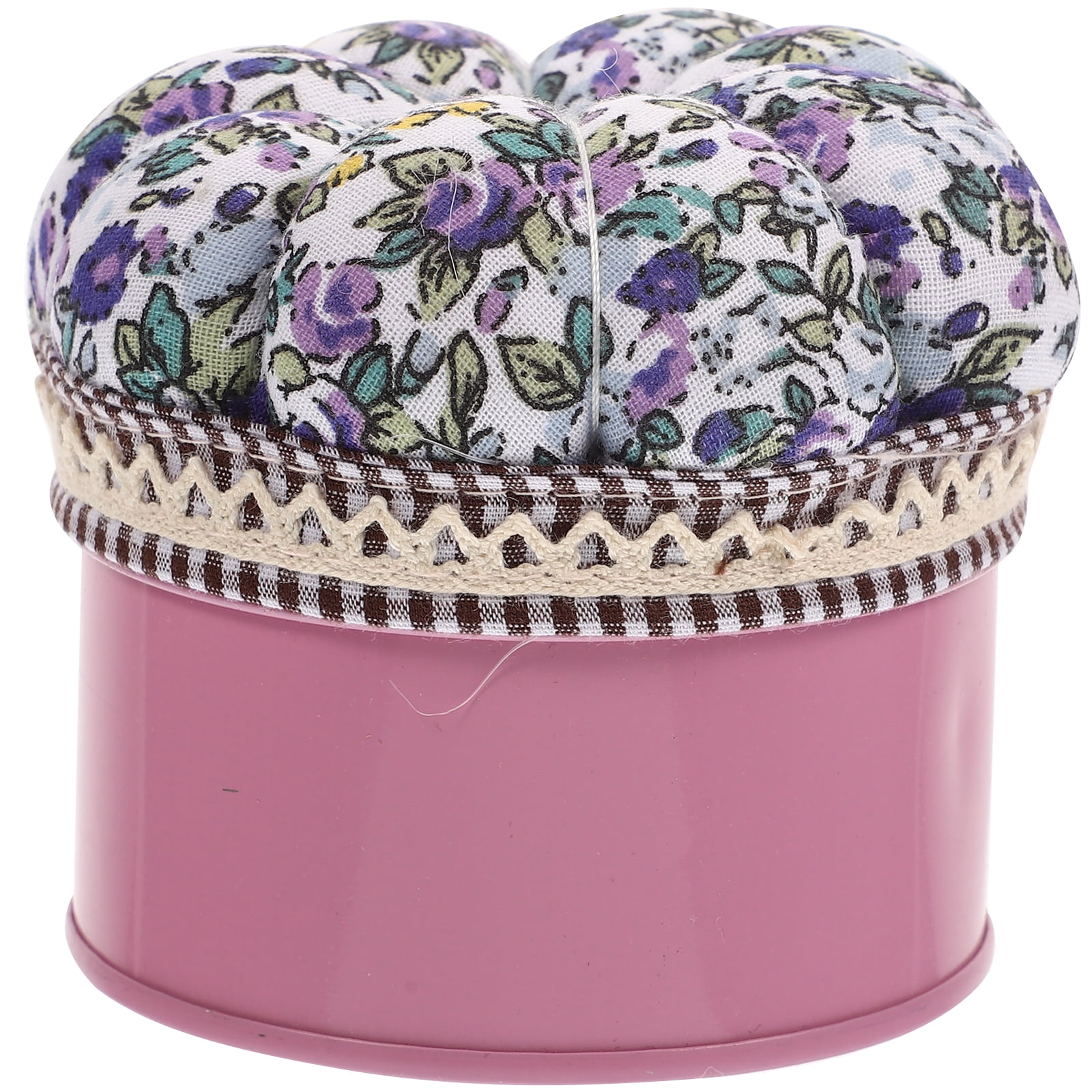 Glass Ball Head Pin Holder Decorative Ball Head Sewing Pin Storage Box