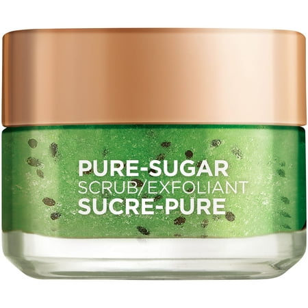 L'Oreal Paris Pure Sugar Scrub Purify & Unclog, 1.7 (Best Facial Scrub For Sensitive Acne Prone Skin)