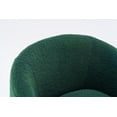 thumbnail image 5 of Swivel Barrel Chair, Modern Teddy Fabric 360 Degree Swivel Accent Armchair Comfy Round Club Chairs Sofa Arm Chair for Living Room Bedroom Reading Room Apartment Hotel Office Nursery Lounge, Green, 5 of 9