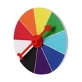 thumbnail image 2 of SHISUYAN 1 Pce Roue de Prix Murale Roue de Carnaval Jeux DIY 9 Emplacements Roue de Prix, 2 of 8