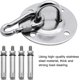 thumbnail image 3 of Piezas de acero inoxidable de alta resistencia, gancho para el techo, punzonado, soporte de bolsa, juego de hamaca con tornillos, adecuado para gimnasios de yoga aéreo, hamacas, pulling Punch Feliz Sencillez, 3 of 3