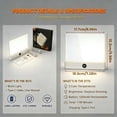 thumbnail image 5 of QenASHaing Book Light,Rechargeable Clear LED Flat, Book Lights for Reading in Bed at Night-with 3 Colors & Timer Dimmable Panel Plate Book Lamp Full Page Light, 5 of 7