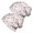 Breast Cancer Ribbon Rose White Pattern, variant on Breast Cancer Ribbon Rose White Pattern 2 Pack Slouchy Beanie Hat, Casual Daily Beanie with Stretchy Fabric & Soft Texture, Lightweight Flexible Gifts for Unisex Men Women