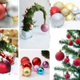 thumbnail image 3 of Conjunto de adornos de bolas de Navidad, decoraciones estacionales de árbol de Navidad para decoración para fiesta de boda navideña, 3 of 5