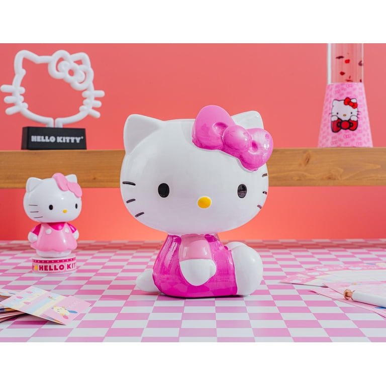 Sanrio Hello Kitty Pink 8-Inch Ceramic Money Bank - Walmart.com