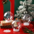 thumbnail image 4 of Clear Plastic Ball Shape Cans,Creative Fillable Snow Globes,Snack Candy Storage Jars,Empty Water Globe Ornaments with Lid,for Christmas Home Decoration Landscape Making 4Pack 600ML, 4 of 7