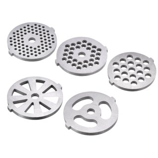 Sufanic 6Pcs Meat Grinder Mixer Plate Discs Stainless Steel Kit Food Grinders  Accessories 