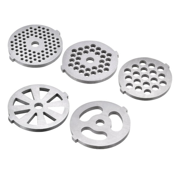 Uxcell Meat Grinder Plate 3mm 5mm 7mm Stainless Steel Chopper for Grinders 1 Set