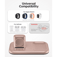 thumbnail image 3 of OLISSA 2-in-1 Wireless Charging Dock for Apple Watch & AirPods Pro/2/3, Black, 3 of 6