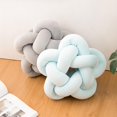 thumbnail image 4 of Almohada de bola de nudo de estrella de felpa suave YONGSHENG 32 cm Verde claro Morado Gris claro Verde oscuro Amarillo Azul claro Azul marino, 4 of 5