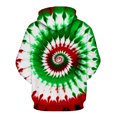 thumbnail image 2 of Rebaike Unisex 3D Tie Dye Spiral Hoodie Rainbow Psychedelic Pullover Sweatshirt, 2 of 7