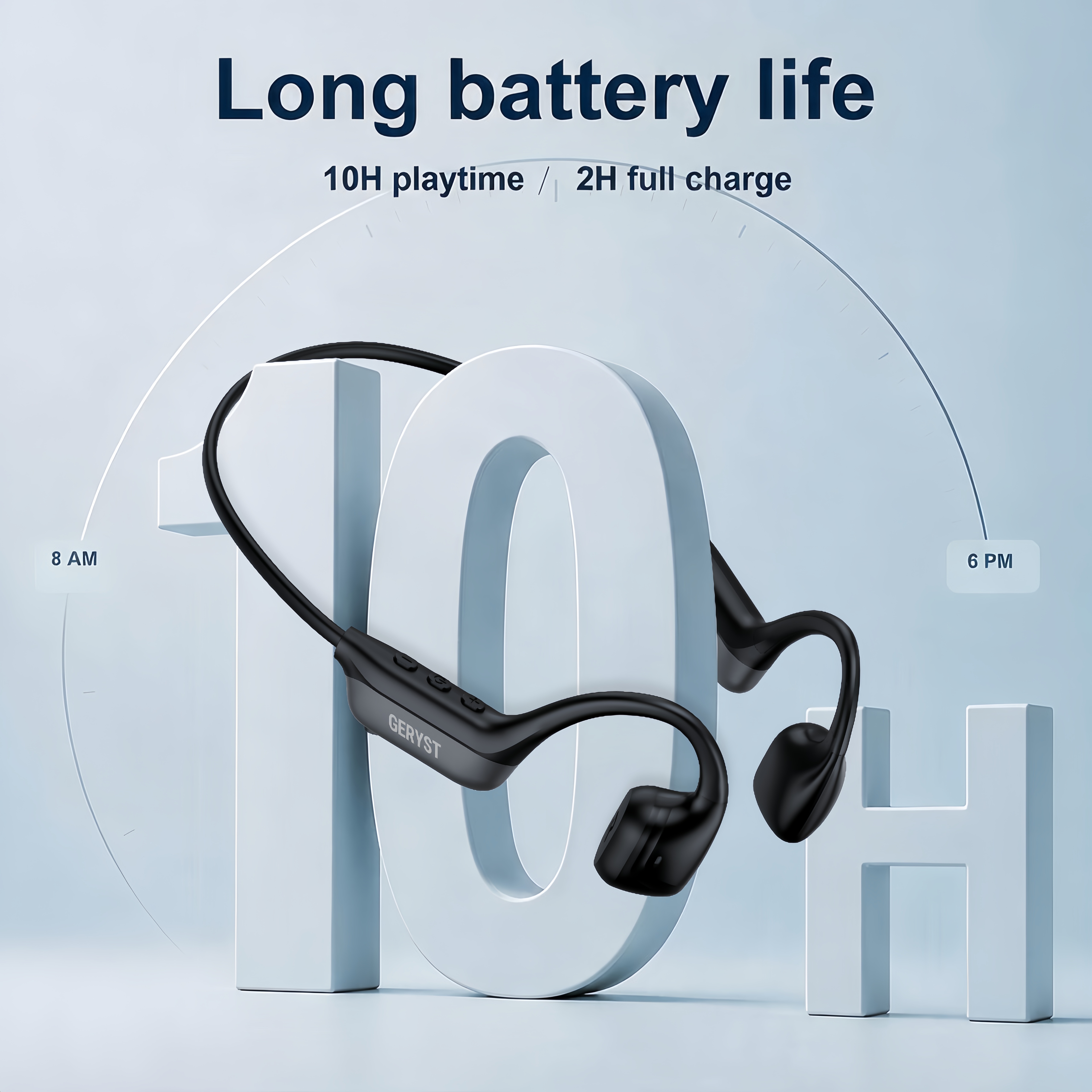 Geryst X600 Bone Conduction Headphones Bluetooth 6.0 Sports photo 4