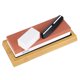 thumbnail image 5 of Piedra de afilar cuchillos de grano 3000 8000, roja y blanca, base de madera de doble cara, para cocina, hogar y restaurante, 5 of 15