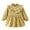 Yellow, variant on KAUOD Toddler Kid Girl Corduroy Long Sleeve Dress Fall Spring Floral Lace Ruffle Collar A Line Tiered Midi Dress