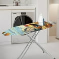 thumbnail image 2 of Kuiaobaty Ironing Board Cover Table Top Home Decoration Non Stick Scorch and Stain Resistant Iron Dust Cover Standard Size 15 x 54 Inch, Rooster Sunflower Pumpkin Maple Leaf, 2 of 5