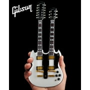 Gibson SG EDS-1275 Doubleneck White 10 Inch Miniature Guitar Replica