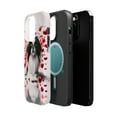 thumbnail image 2 of DistinctInk Tough Case for Apple iPhone 14 PRO (6.1" Screen), Compatible with MagSafe Charging - Valentine's Day Japanese Chin, 2 of 6