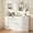 White, variant on Prilinex 2-Drawer Dresser Stackable Storage Cabinet with Handles & Anti-Tip Design for Closet Storage, White Short Closet Dresser for Bedroom, Office, Living Room