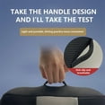 thumbnail image 6 of OhhGo Car Booster Seat Cushion Heightening Height Boost Mat Anti Slip Thickened Cars Seat Pad Portable for Short Car Driver Adult Home Office Chair Black, 6 of 10