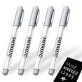 thumbnail image 2 of 4 Pcs Stylo de Marquage en Métal-Argent, 2 of 7