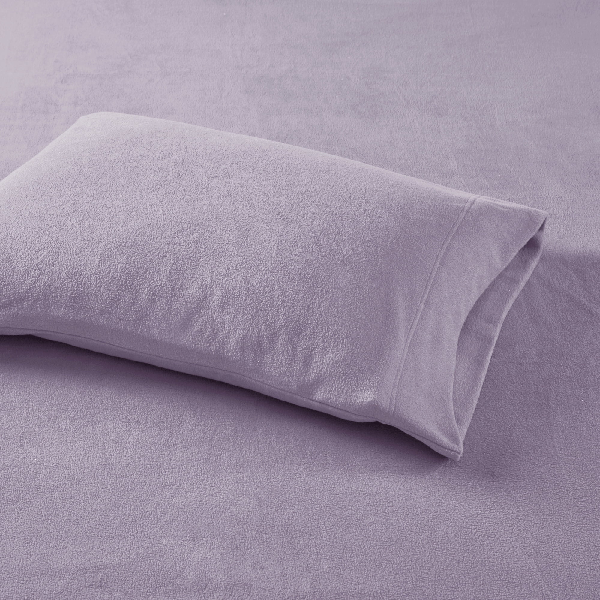 Comfort Classics Micro Fleece Sheet Set, Full, Purple