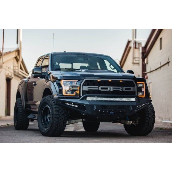 Addictive Desert Designs 17-18 Ford F-150 Raptor HoneyBadger Front Bumper Fits select: 2017-2019 FORD F150 RAPTOR