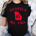 thumbnail image 1 of Playera de Mujer 100% Algodón "Georgia vs Todos" Estilo Sureño - Diseño en Rojo, 1 of 7
