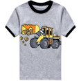thumbnail image 2 of Little hand Toddler Boys Excavator Pajamas Short Set Summer Pjs Kids Clothes 7T, 2 of 4