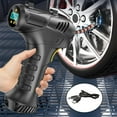 thumbnail image 3 of RXIRUCGD Tire Inflator Compressor Rechargeable Battery Powered Portable Handheld Pump With Digital Pressure Gauge For Cars Motorcycles, 3 of 8