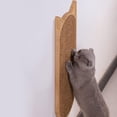 thumbnail image 4 of Rascador para gatos montado en la pared, rascador para gatos de fieltro de madera, almohadilla para rascar vertical para montaje en pared para gatos o gatitos de interior, 4 of 5