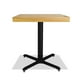 thumbnail image 2 of Base para mesa de restaurante, bar, cafetería metálica Modelo  baja 2   Acero Negro (no incluye cubierta) Moblibar Moderno, 2 of 2