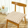 thumbnail image 4 of Square Fur Sheepskin Chair Cover Seat Cushion Pad Super Soft Area Rugs for Living Bedroom Sofa, 4 of 9