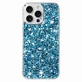 thumbnail image 6 of Dteck Bling Case for iPhone 12 Pro / 12 6.1", Women Girls Sparkly Glitter Shiny Soft TPU Rubber Ultra Slim Shockproof Hard Protective Cover, Blue, 6 of 7
