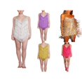 thumbnail image 4 of POINTERTECK Femmes Paillettes Pompon Mini Club Robe Y2K Cami Coupe Basse Dos Sans Manches Franges Brillantes Robes de Soirée Disco, 4 of 4