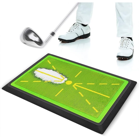 FORICOM Golf Hitting Mat, Golf Training Mat for Swing Path Feedback Detection Batting,, Golf Gifts for Men Women for Home Indoor Outdoor