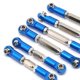 thumbnail image 2 of 6pack Steering Link Fit Arrma Big Rock Granite Buggy Replacements Parts Blue, 2 of 5