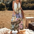 thumbnail image 2 of Easter Bunnies Rabbits Sleeveless Dress Woman Fashion Long Dresses Women's Summer Suit Dress Summer 2025 Women, 2 of 7