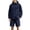 Navy_009, variant on Mens Tracksuit Casual 2 Piece, UPF 50+ Sun Protection Full Zip Hoodie Matching Shorts Set Lightweight Windbreaker Jacket Set Light Gray 3XL