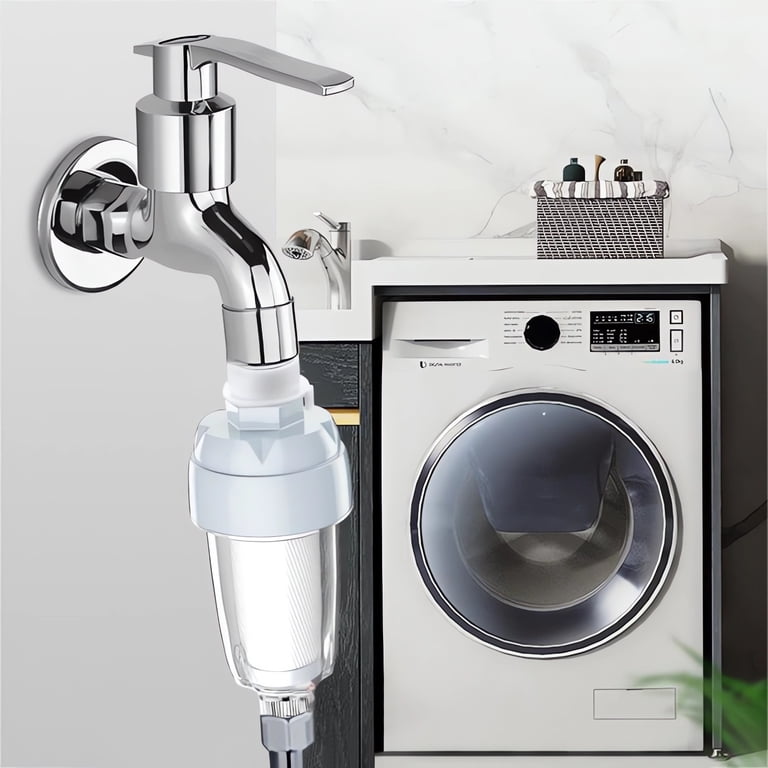 Washer Filter ZHYUUAX 1 Micron Washing Machine Water Filter - High Flow ...