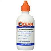 Ocean Saline Nasal Congestion Natural Non Medicated Relief Spray 3.5 oz