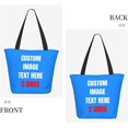 thumbnail image 4 of Custom Tote Bag With Logo Photo, Custom Bag, Personalized Shopping Bags Reusable Grocery Bags Bulk For Work Travel Gifts, 4 of 8